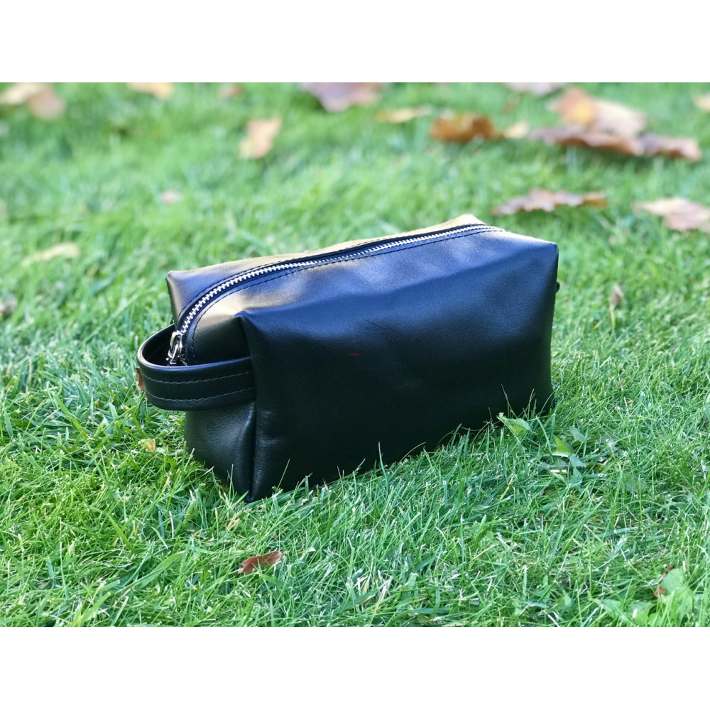Шкіряна дорожня косметичка жіноча VM LEATHER (vml-002)