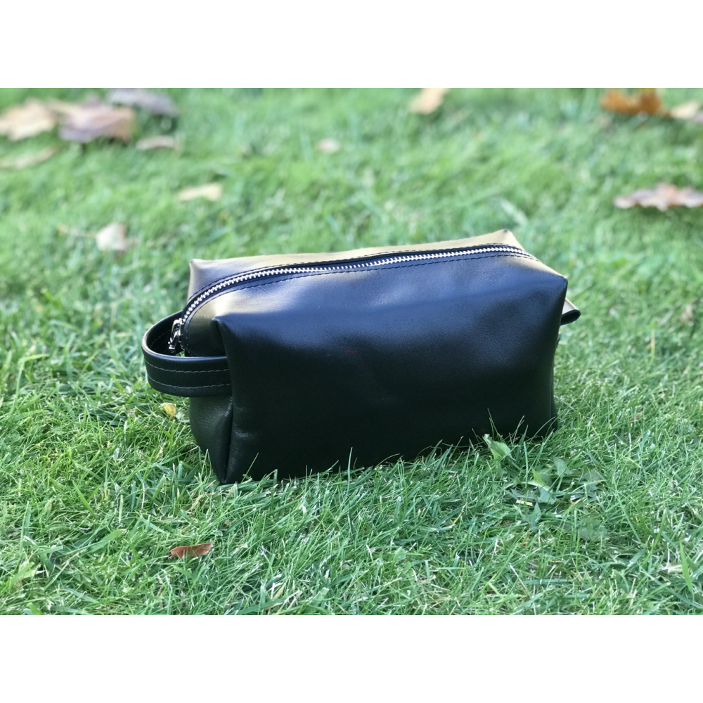 Шкіряна дорожня косметичка жіноча VM LEATHER (vml-002)