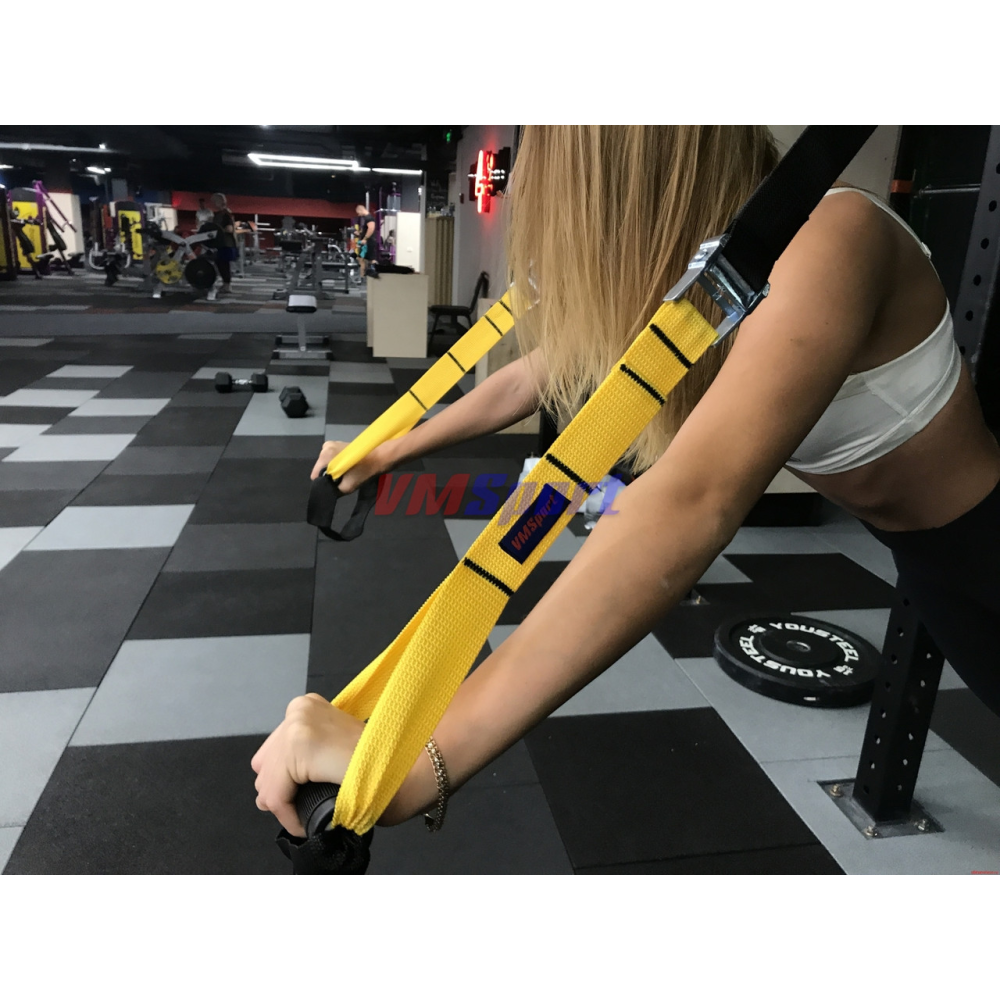 Петли TRX (трх петля) многофункциональный тренажер для фитнеса VMSport (vms-009)